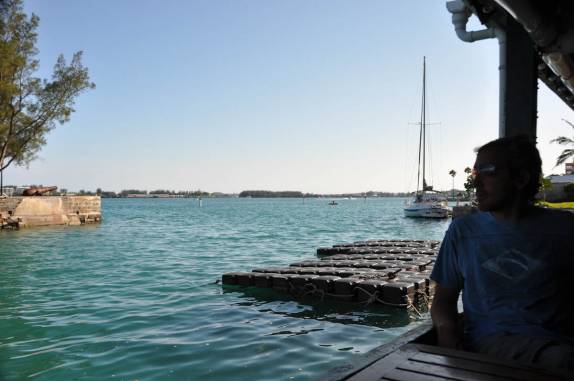 Lugar do nosso almoço de fim de tarde em San George, em Bermuda